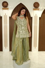 Load image into Gallery viewer, Elegant Paplone Palazzo Set | Elegant Women's Ethnic Wear