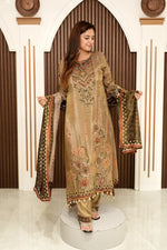Load image into Gallery viewer, A-Line Printed Pakistani Frock Set with Pants & Designer Dupatta | Elegant Women's Ethnic Wear