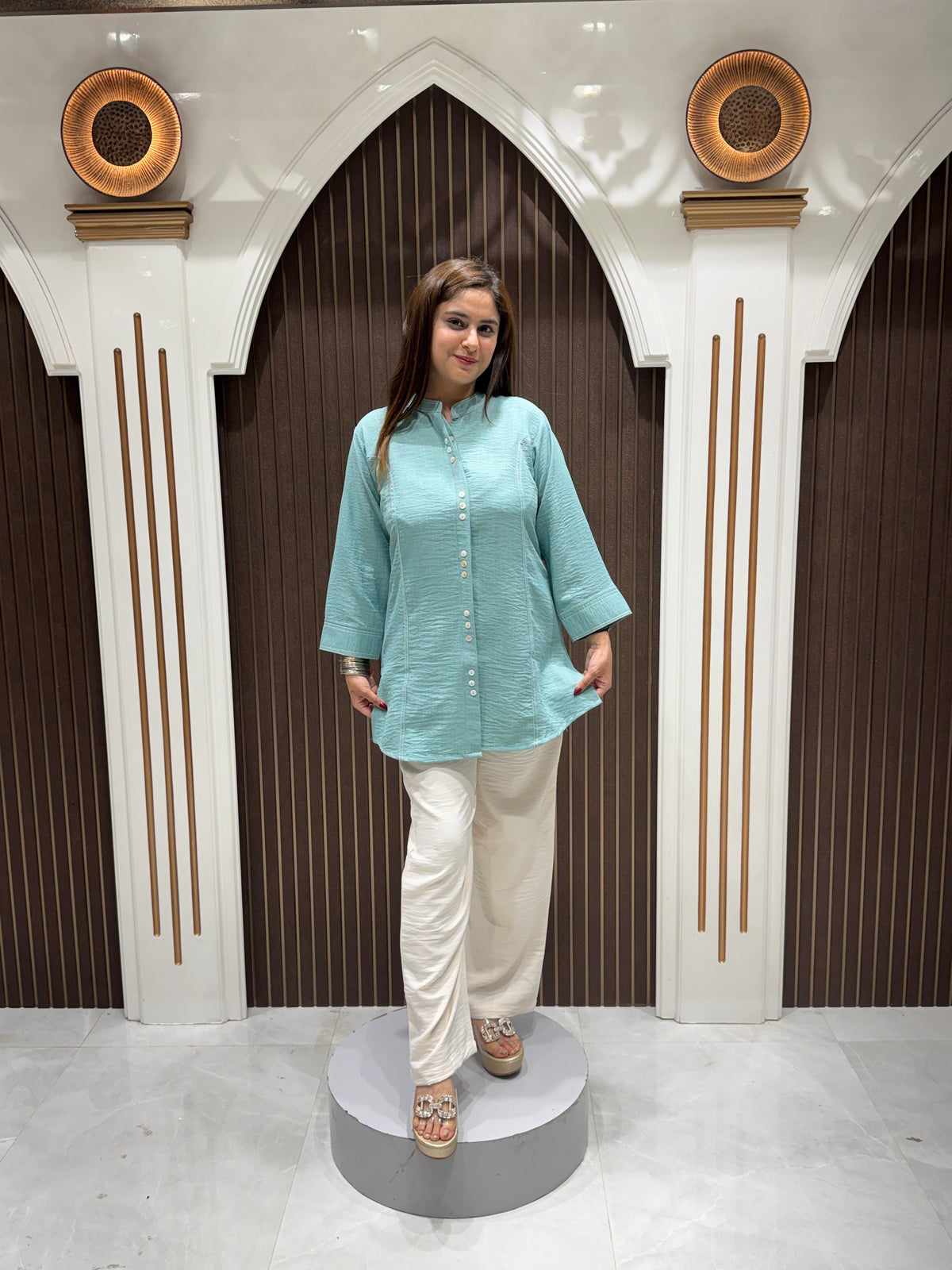 Women's premium cotton co ord set | stylish cotton two piece outfit
