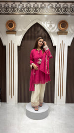 Load image into Gallery viewer, DESIGNER HANDWORK FARSHI SUIT WITH DESIGNER DUPATTA | ELEGANT WOMEN'S ETHNIC WEAR