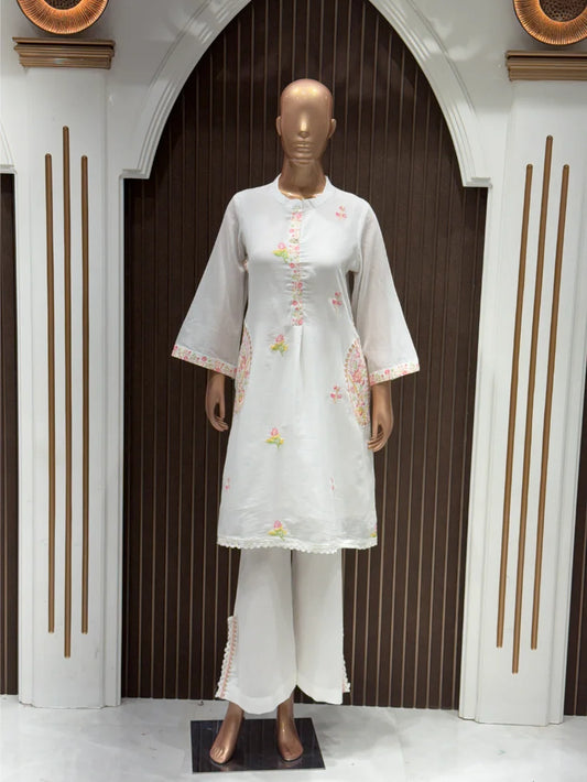 Pearl Resham Mull Cotton Cord Set