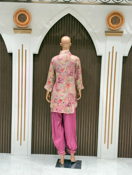 Rose Afghani Chinon Cord Set