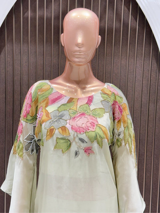 Pastel Garden Chinon Designer Suit
