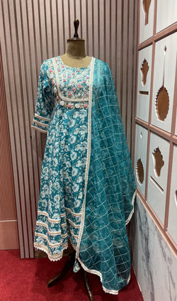 COTTON ANARKALI