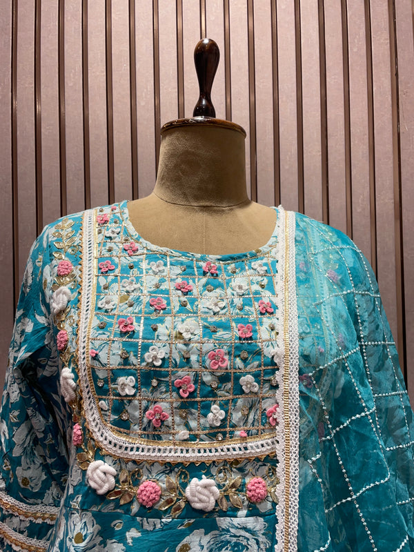 COTTON ANARKALI