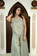 Load image into Gallery viewer, Stylish Designer Paplone Palazzo Set | Elegant Women's Ethnic Wear
