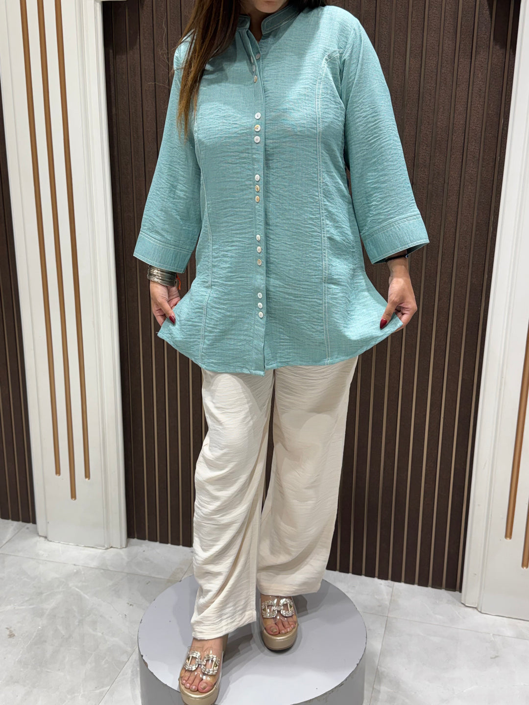 Women's Premium Cotton Co-Ord Set | Stylish Cotton Two-Piece Outfit