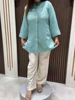 Load image into Gallery viewer, Women's Premium Cotton Co-Ord Set | Stylish Cotton Two-Piece Outfit
