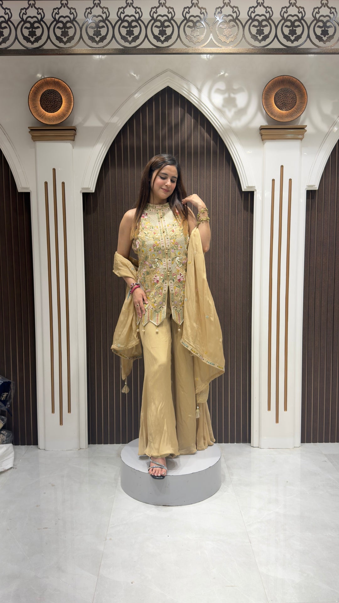 Designer Palazzo Suit | Elegant Women's Ethnic Wear