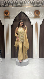 Load image into Gallery viewer, Designer Palazzo Suit | Elegant Women's Ethnic Wear
