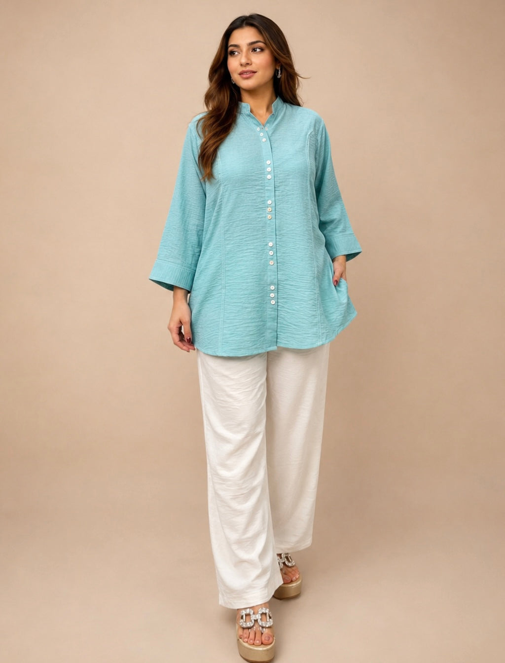 Women's Premium Cotton Co-Ord Set | Stylish Cotton Two-Piece Outfit