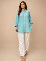 Load image into Gallery viewer, Women's Premium Cotton Co-Ord Set | Stylish Cotton Two-Piece Outfit
