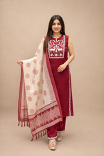 Load image into Gallery viewer, Cotton Designer Readymade Suit Set
